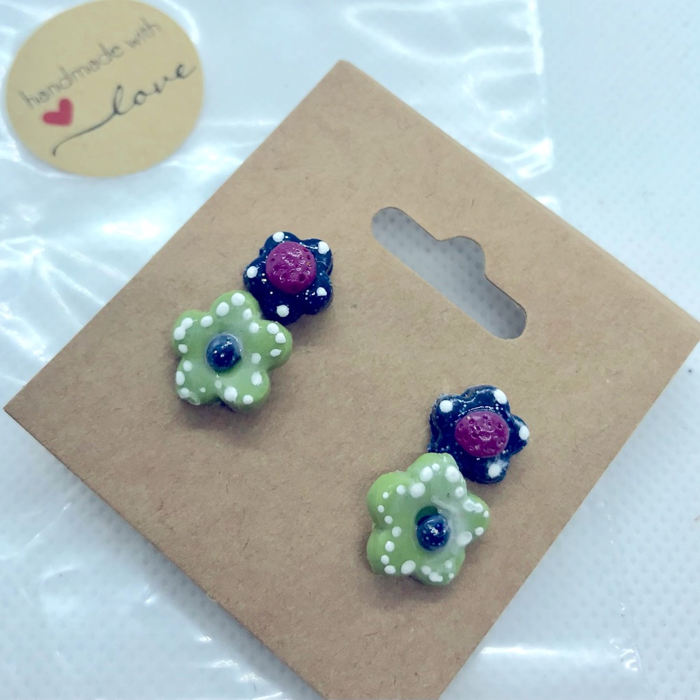 Flower earrings